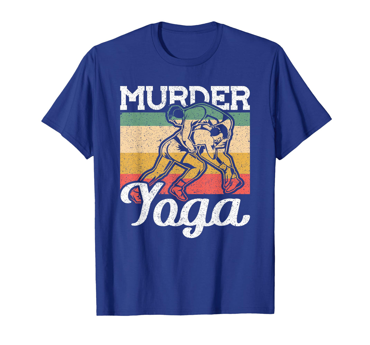 Vintage Murder Yoga Wrestling T-Shirt