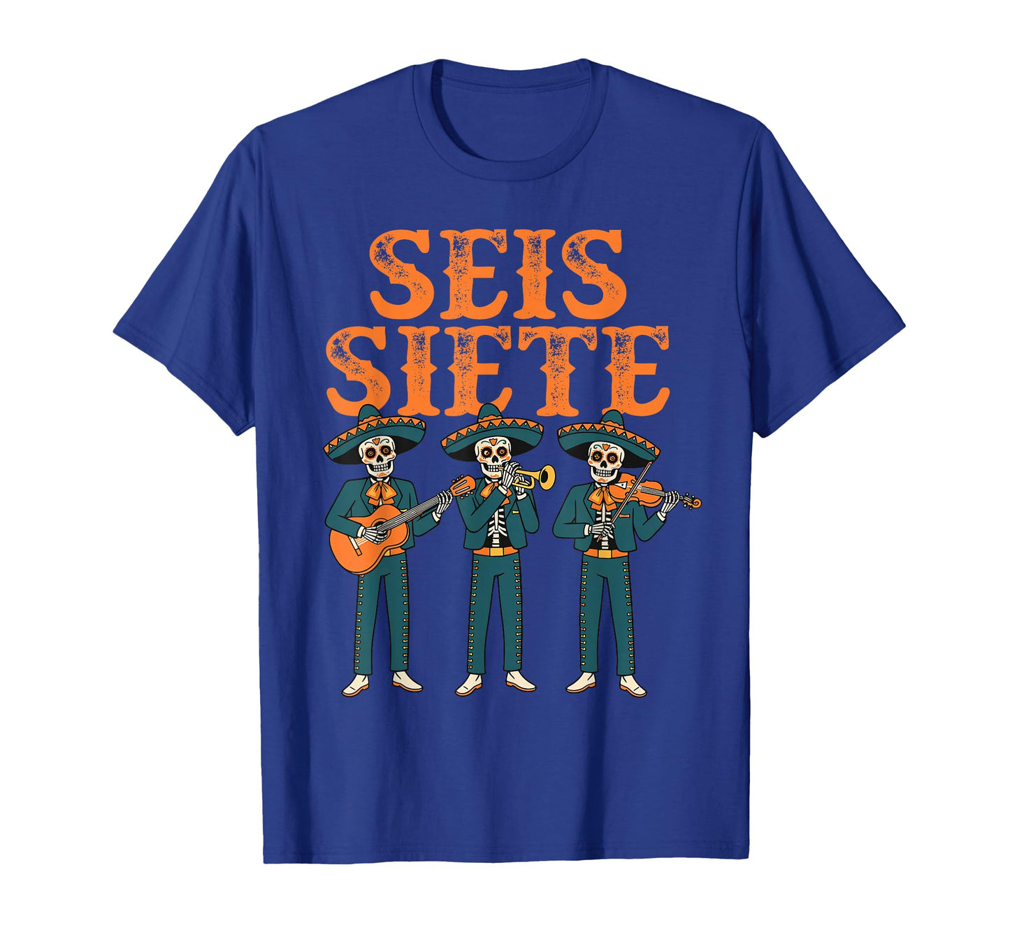 SEIS Siete Shirt Funny Six Seven 67 Meme Mexican T-Shirt