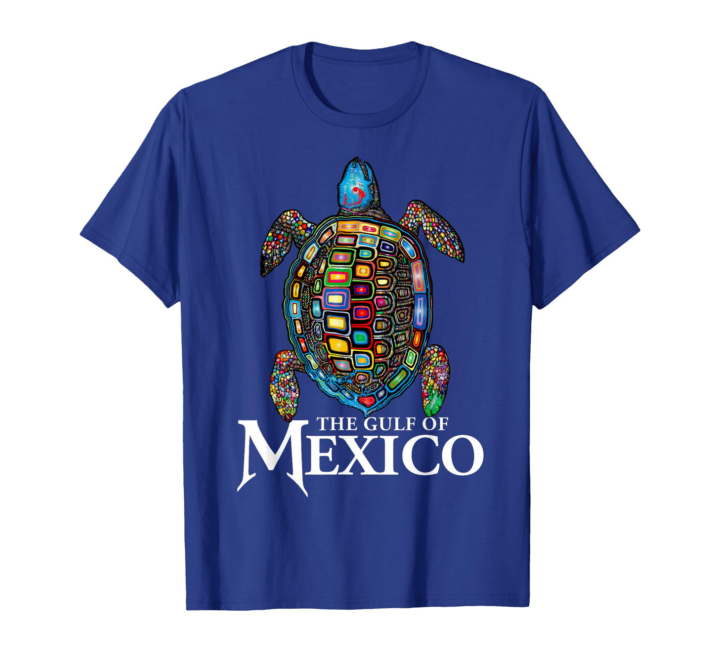 The Gulf Of Mexico EDM Music Rave Dance Sea Turtle Graphic T-Shirt