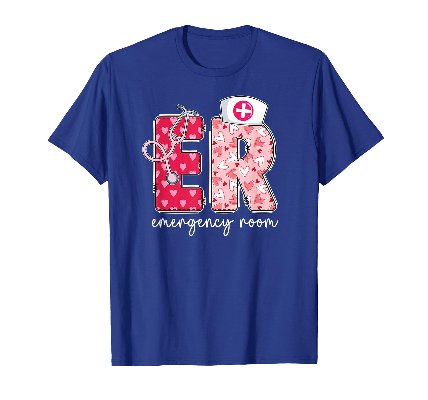 ER Nurse Valentine Emergency Room Nurse Valentines Day T-Shirt