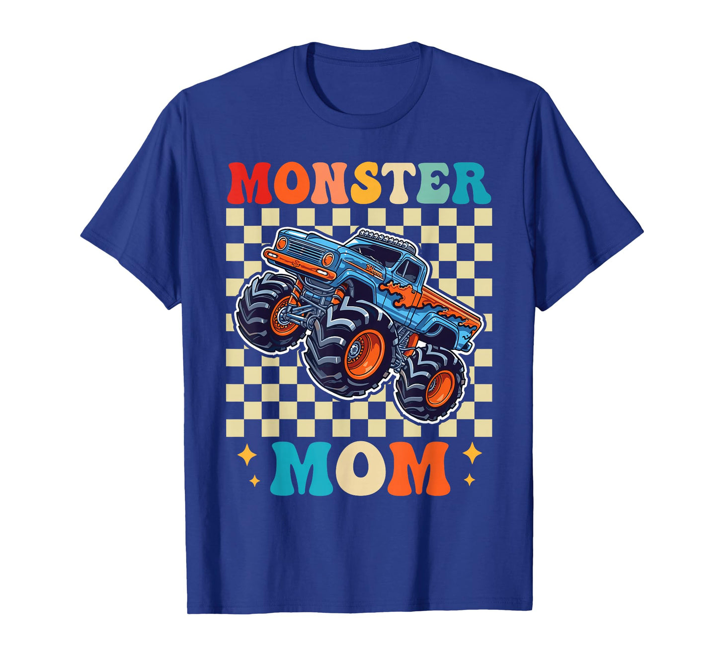 Monster Truck Mom Family Matching Monster Trucks Birthday T-Shirt