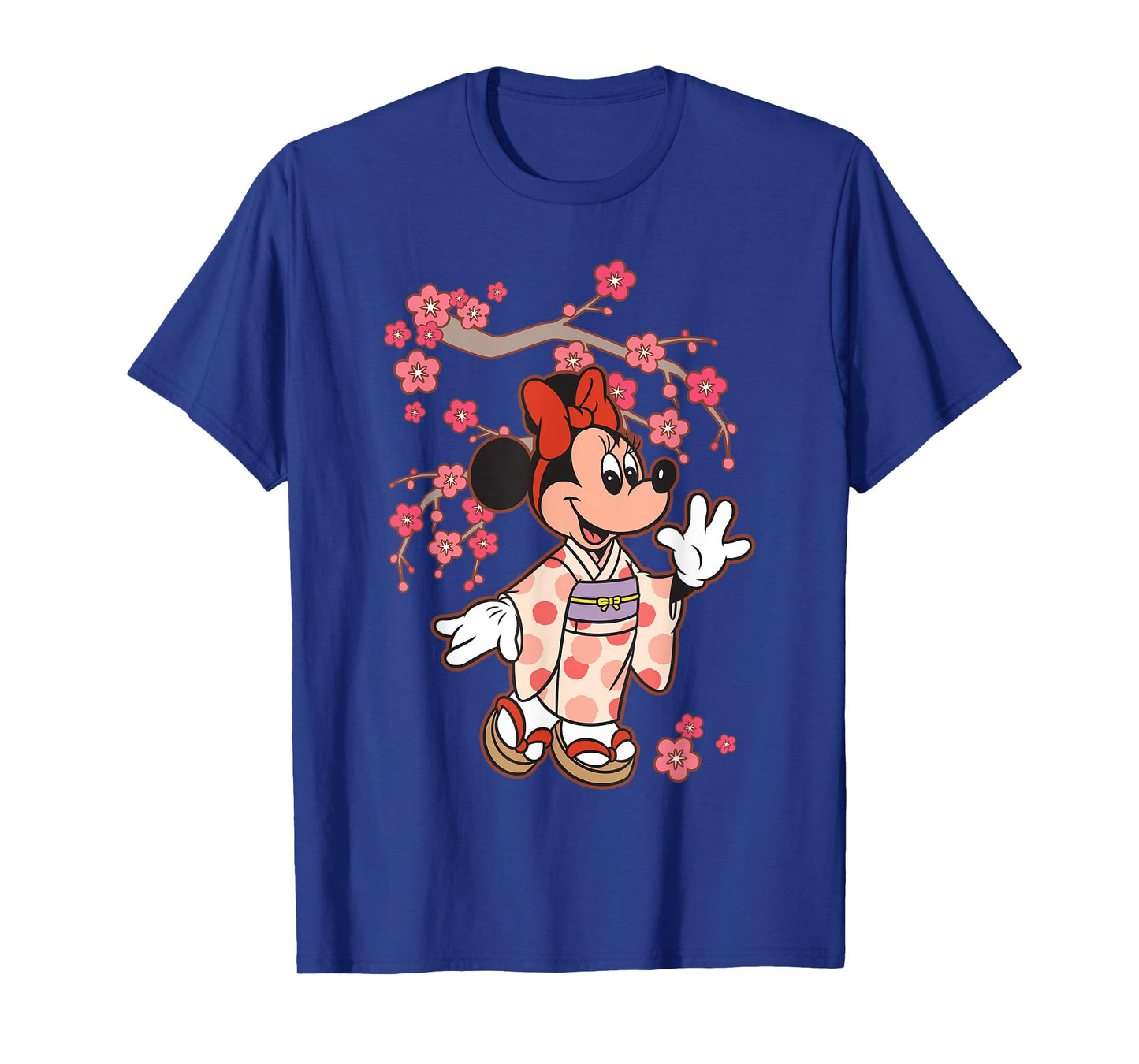 Disney Minnie Mouse in Kimono Cherry Blossoms Spring Sakura T-Shirt