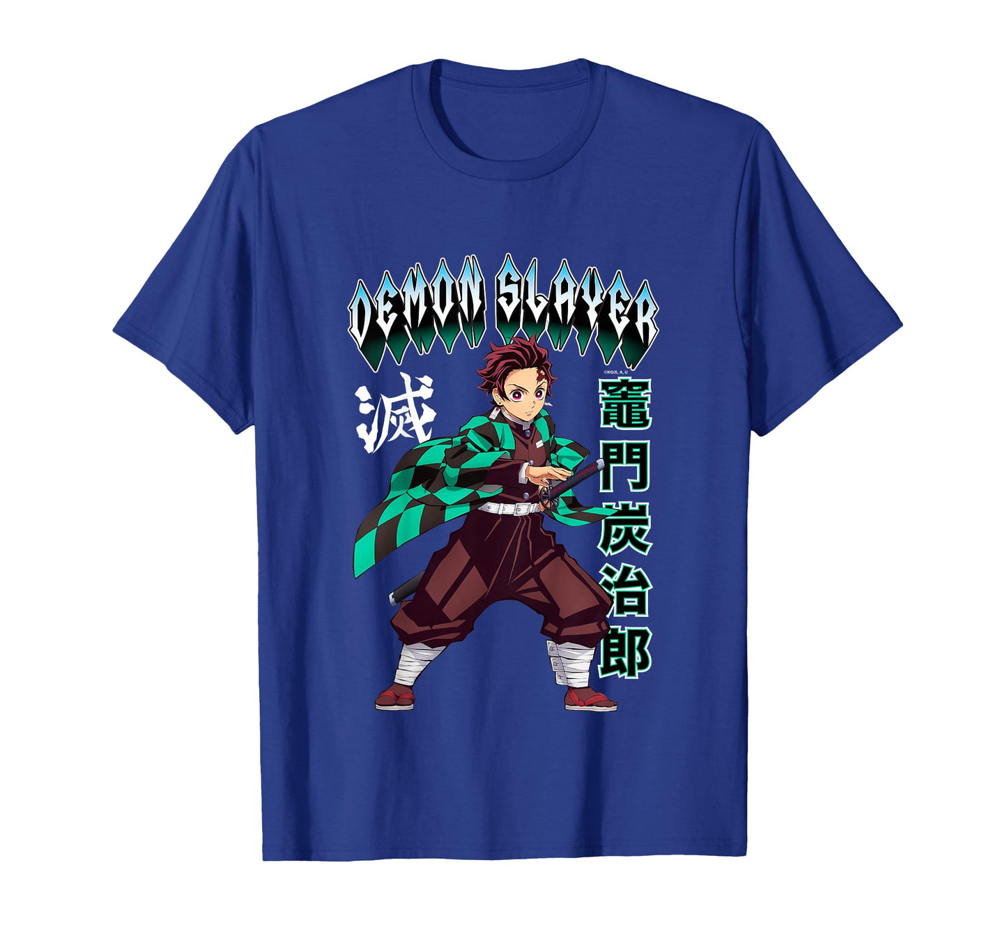 Kids Demon Slayer: Kimetsu no Yaiba Tanjiro Kamado Heroic Stance T-Shirt