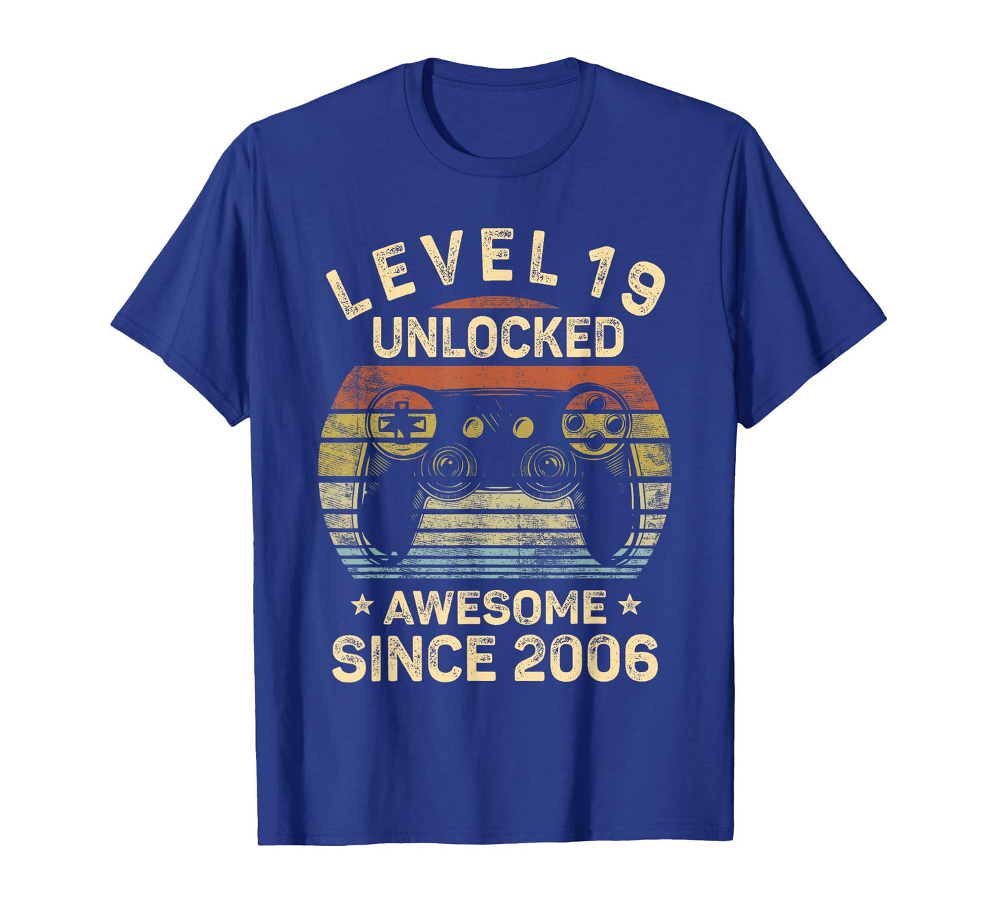 Level 19 Unlocked 19th Birthday 19 Year Old Gifts Gamer Bday T-Shirt