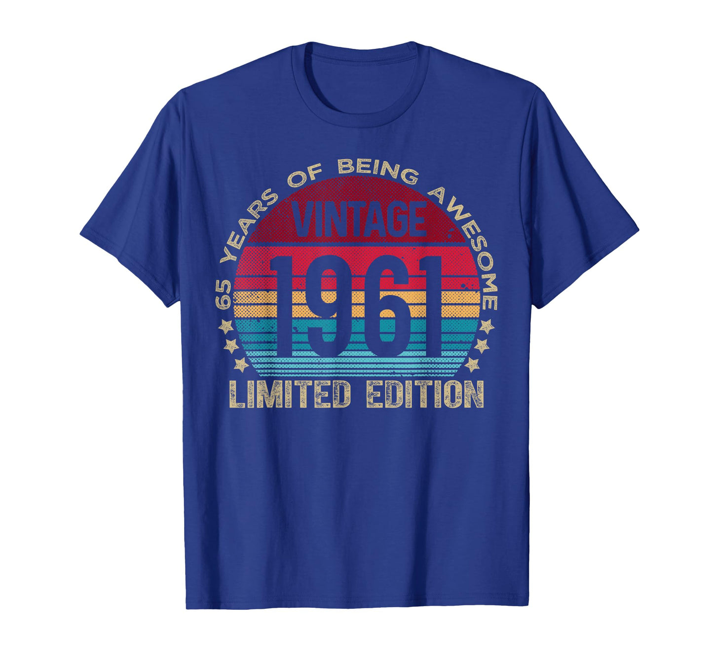 65 Year Old Gifts Vintage 1961 Limited Edition 65th Birthday T-Shirt