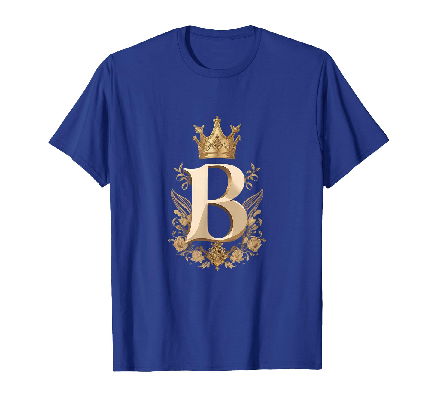 Funny Birthday Queen B - Letter B And Crown (Bee) T-Shirt