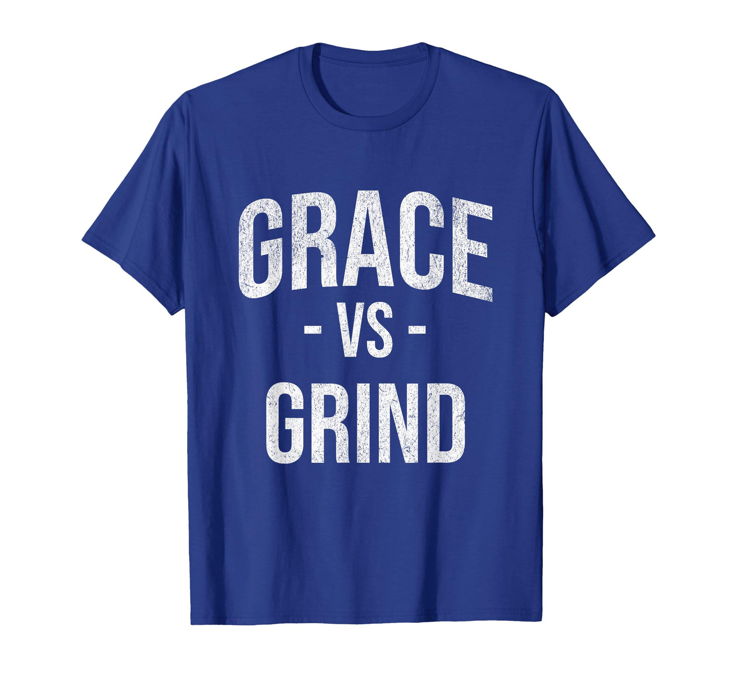 Grace vs Grind Christian Catholic Mom Teacher Minimalist T-Shirt