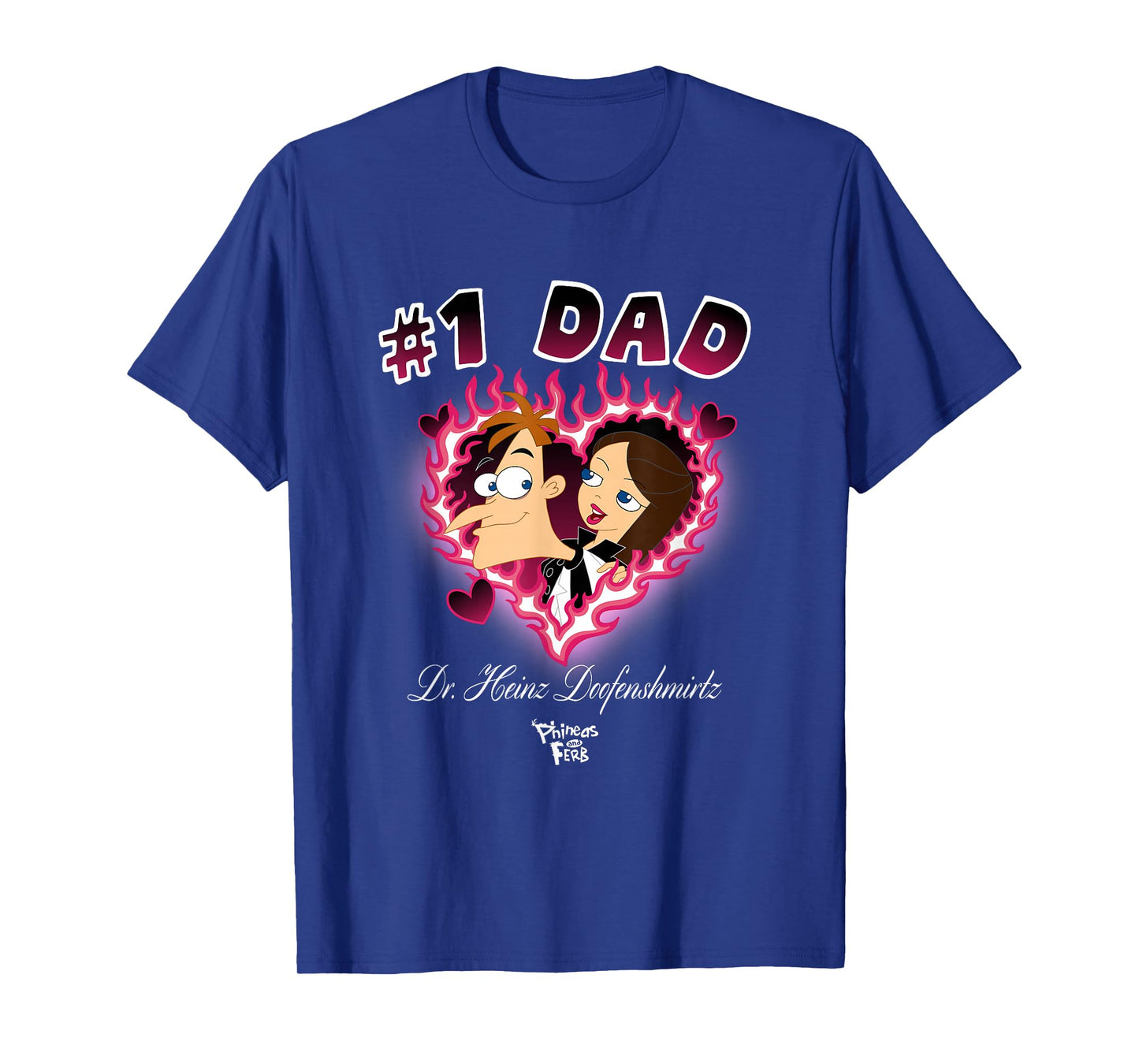 Disney Phineas and Ferb Dr Heinz Doofenshmirtz Father's Day T-Shirt
