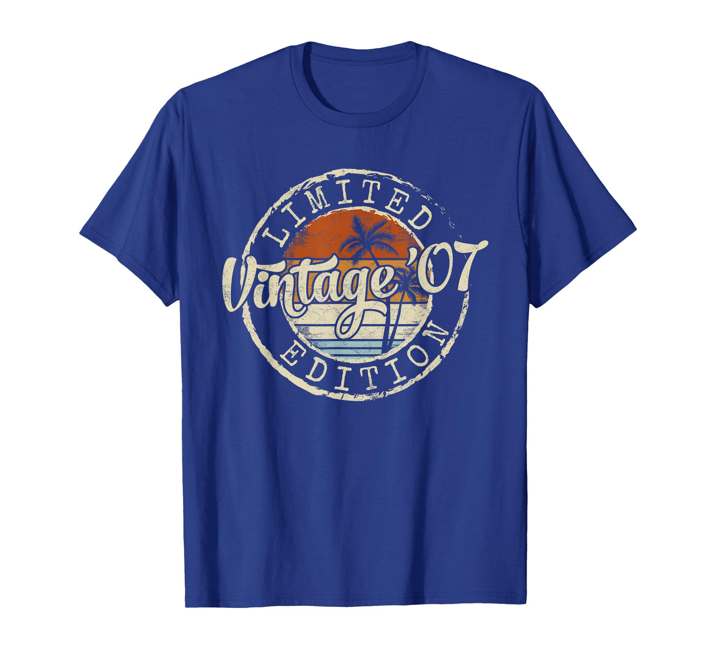 Vintage 2007 18th Birthday Gifts For Boys Girls 18 Year Old T-Shirt