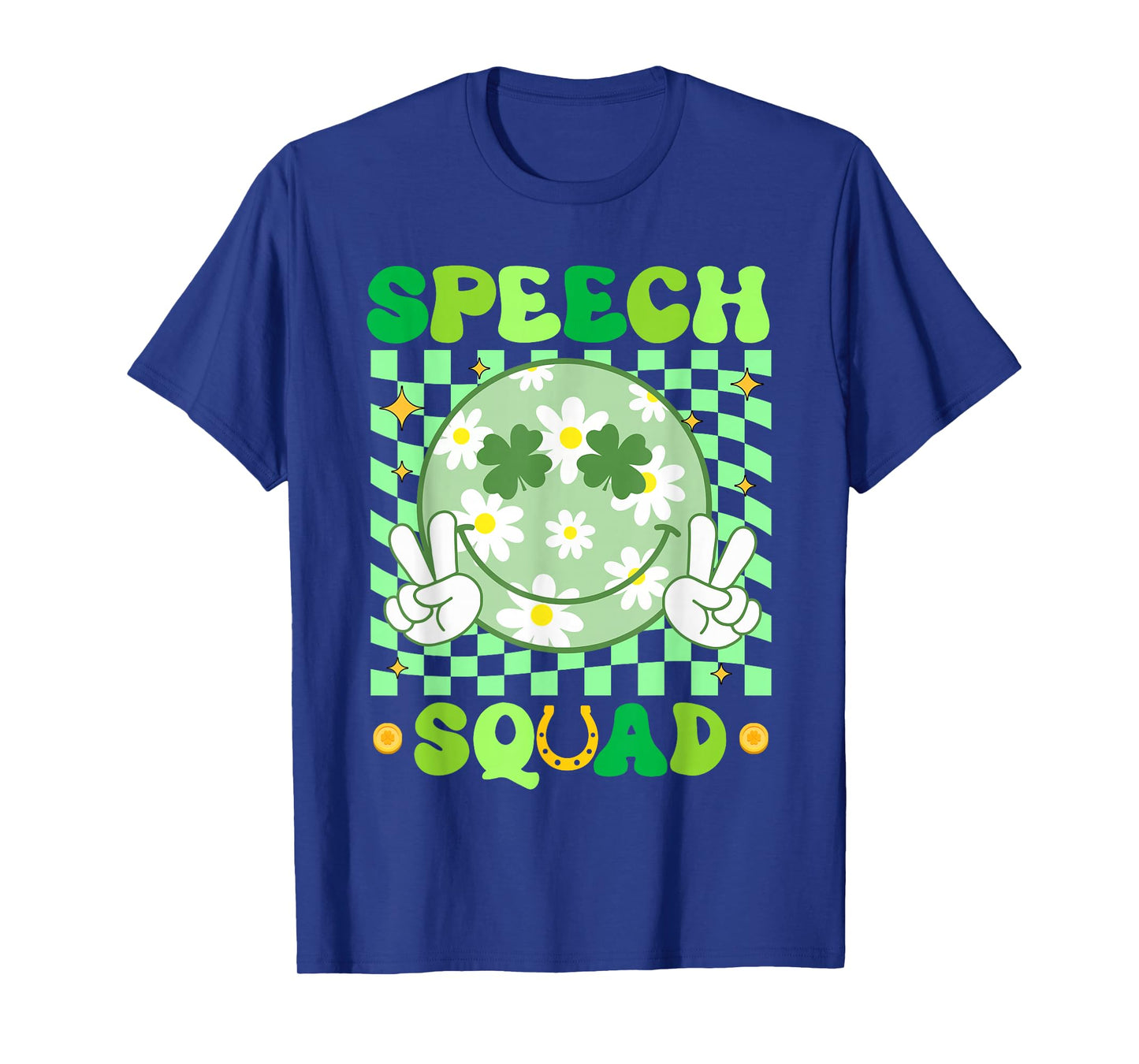 Groovy Speech Squad St Patricks Day SLP Teacher Saint Paddys T-Shirt
