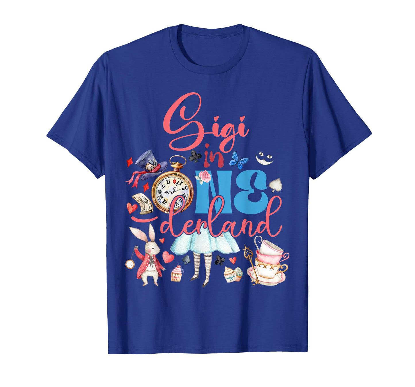 Alice Gigi in ONEderland Birthday Family T-Shirt