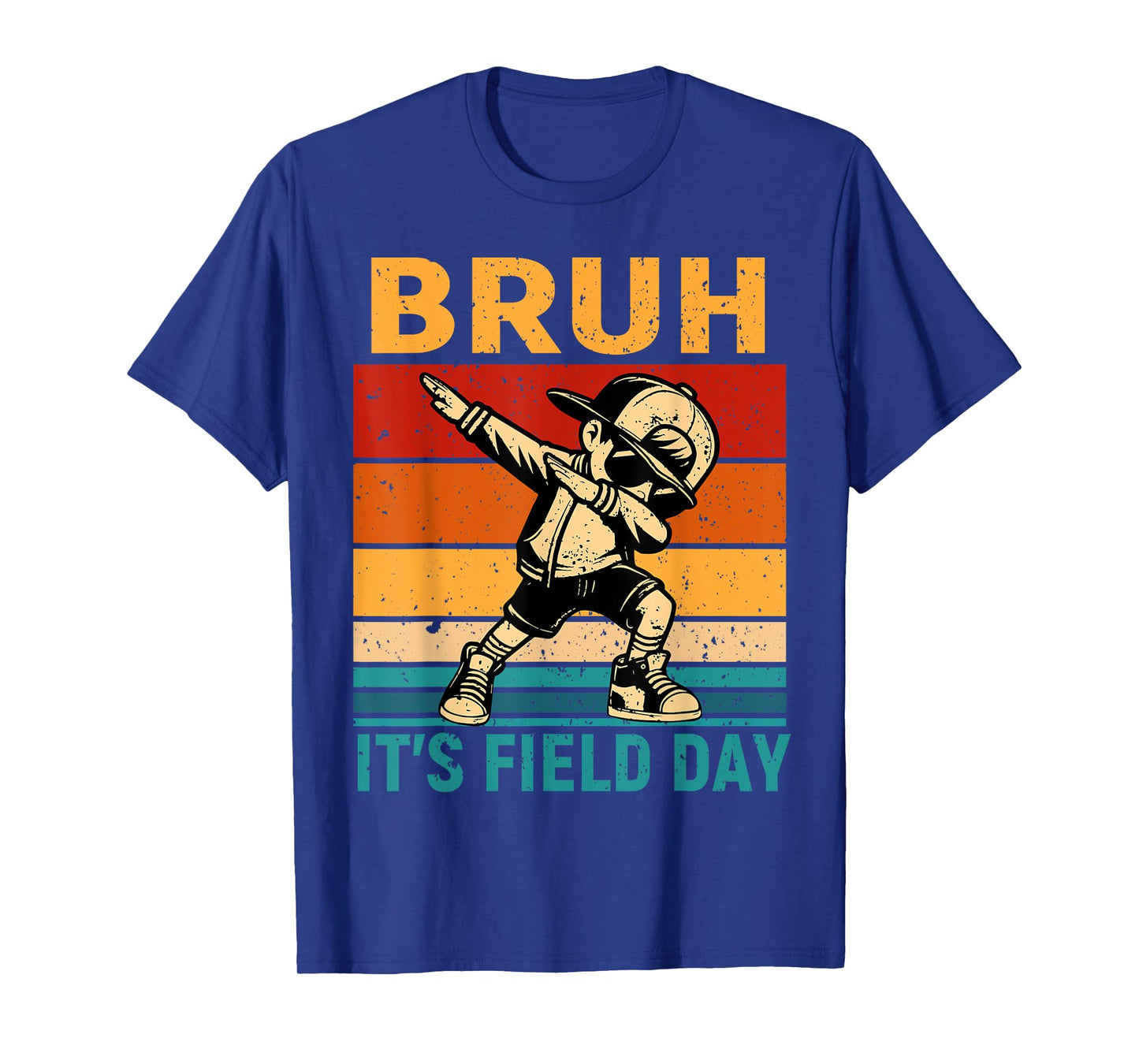 Bruh It's Field Day Teacher Happy Field Day Dabbing Boy T-Shirt