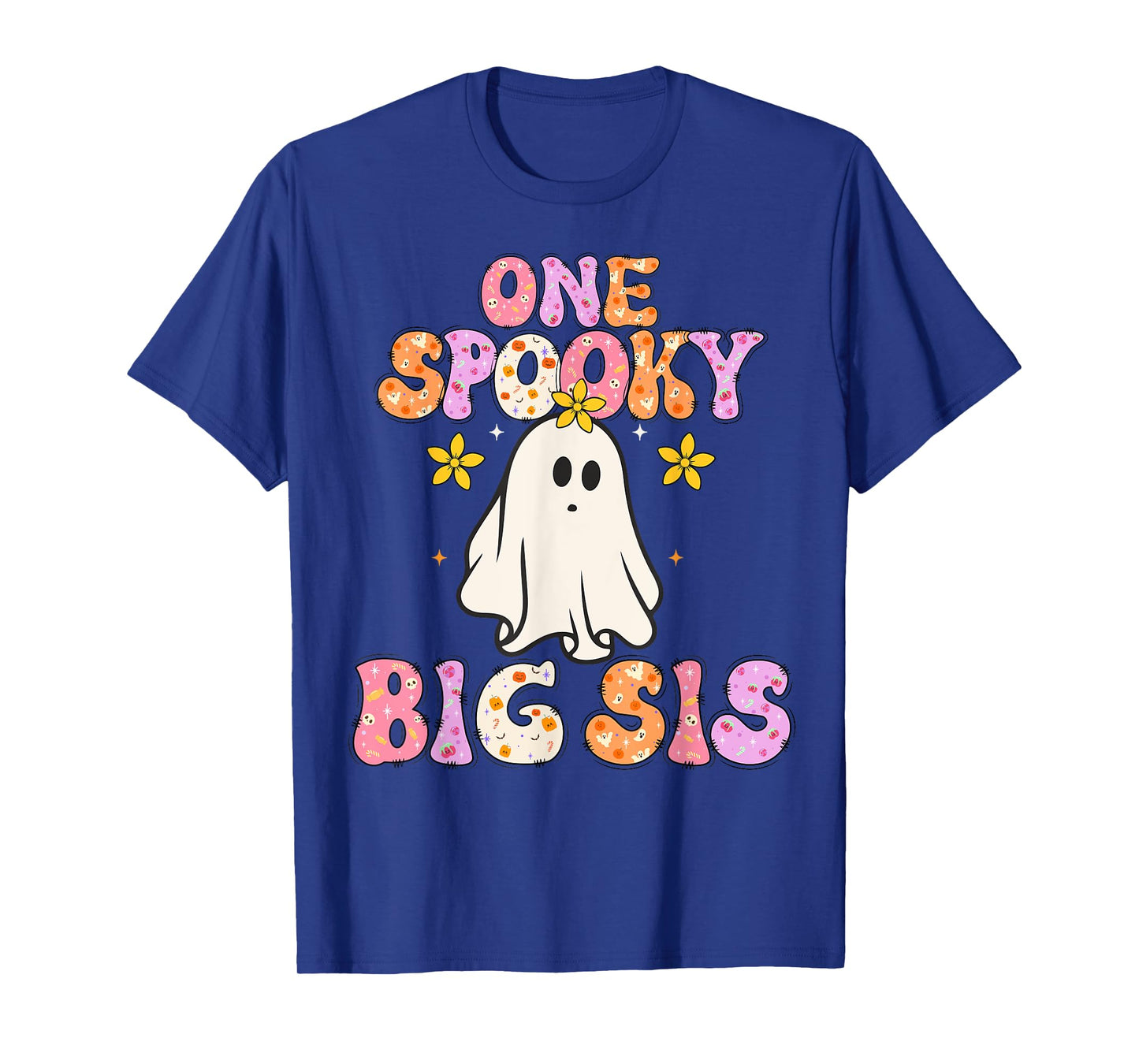 Big Sister Halloween One Spooky Big sister Announcement T-Shirt
