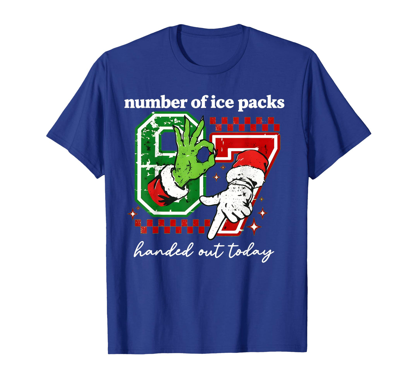 Funny 67 School Nurse for Christmas 6 7 School Nurse Six Sev T-Shirt