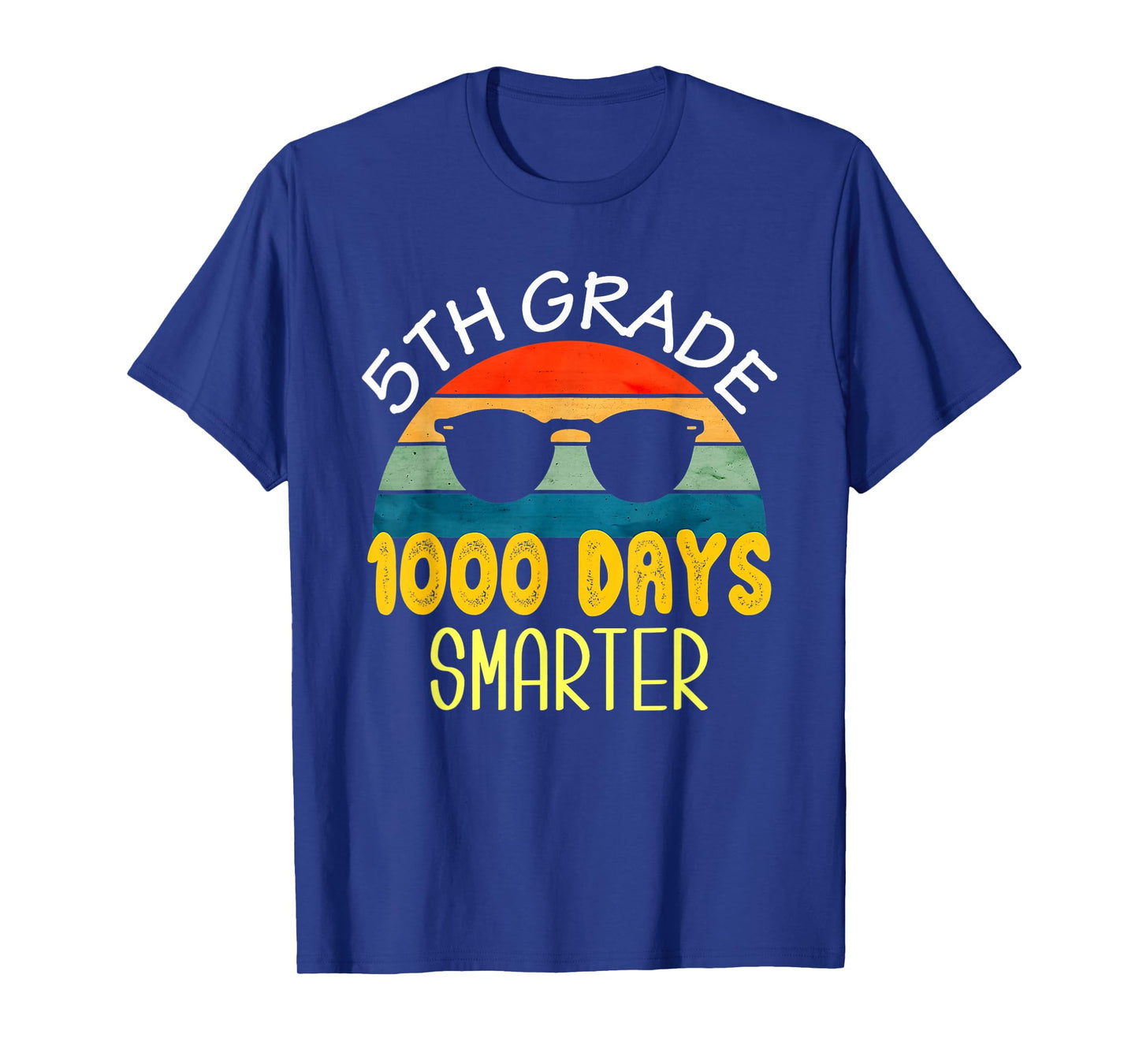 1000 Days Smarter Fifth 5th Grade Teacher Student 100th Day T-Shirt