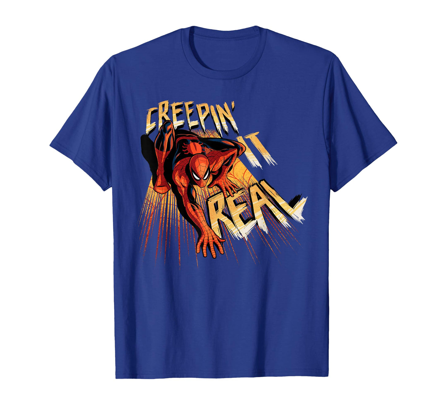 Marvel Super Heroes Spider-Man Creepin’ it Real Halloween T-Shirt