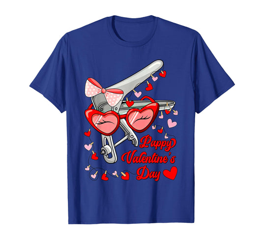 Cute Speculum Valentine Day OBGYN Obstetrics Gynecology OB T-Shirt
