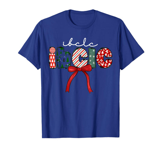 IBCLC Christmas Lactation Consultant Specialist Crew Neck T-Shirt