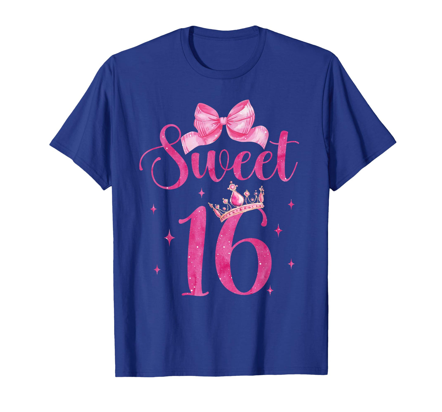 Sweet 16 Birthday Girl Coquette Aesthetic Pink Bow Birthday T-Shirt