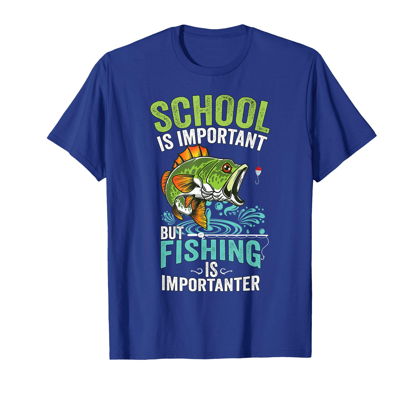 Funny Fishing For Boys Kids Fish Saying Bass Fisherman T-Shirt