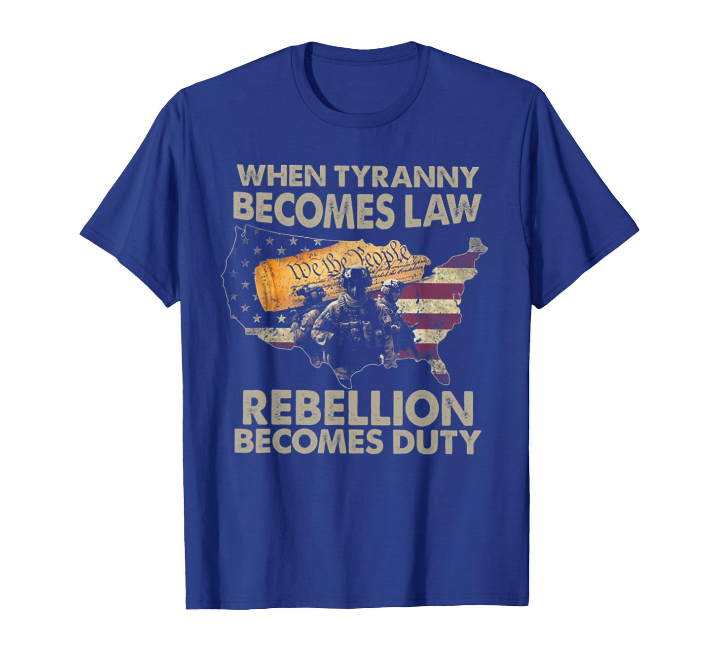 When Tyranny Becomes Law Rebellion Becomes Duty T-Shirt