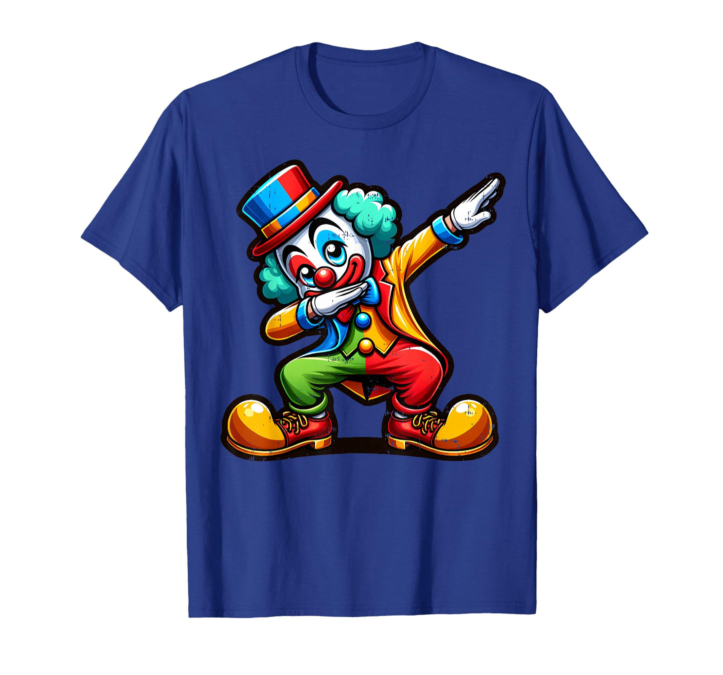 Clown Dabbing Funny Dancing Dab Boys Girls Kids T-Shirt