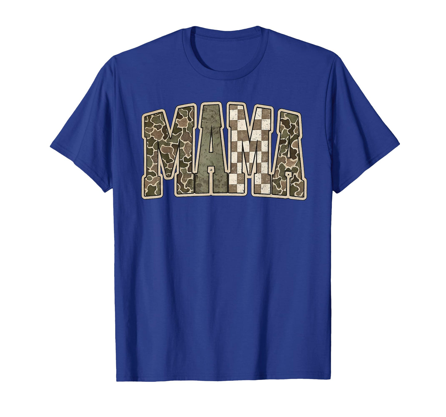 Mama Mommy Happy Mother's Day Mom Life Retro Camouflage T-Shirt