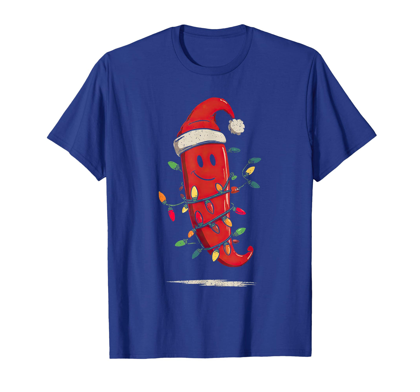 Funny Chili Pepper Christmas Graphics Lights Lover T-Shirt