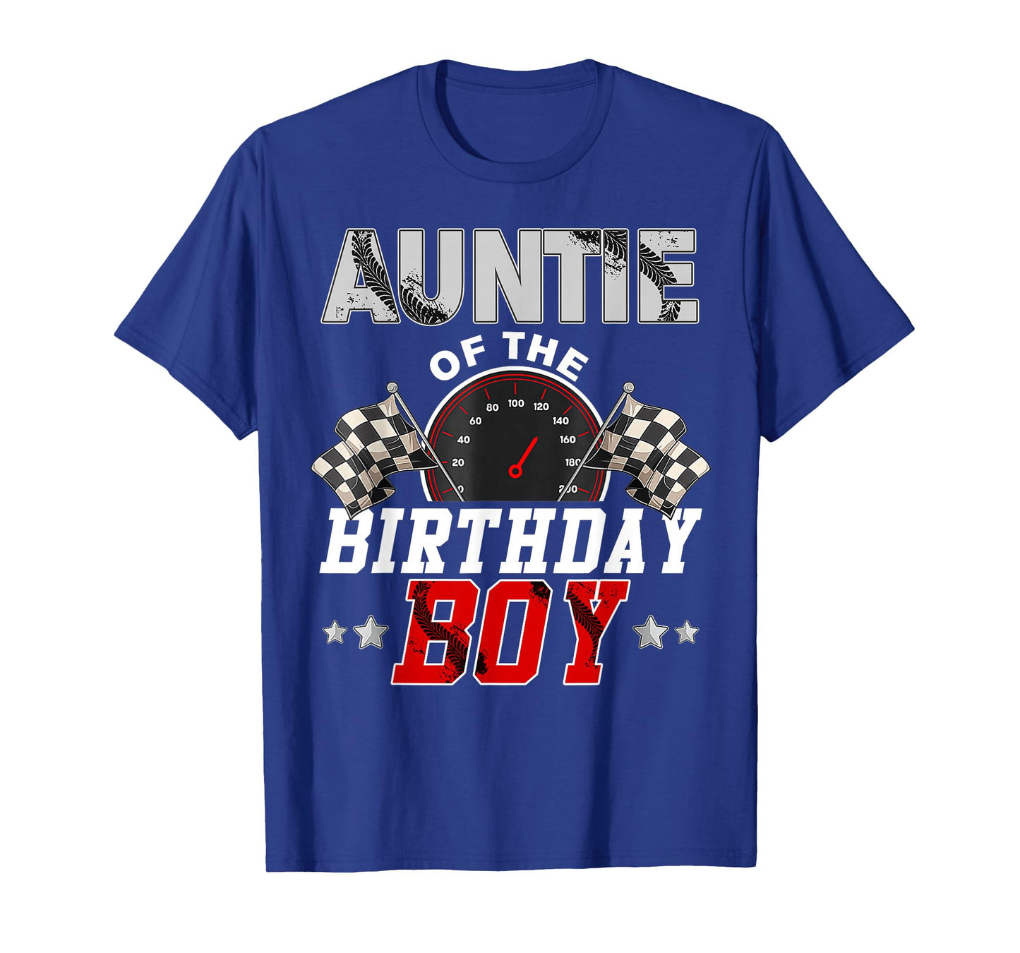 Auntie Of The Birthday Boy Race Car Racing Car Driver T-Shirt