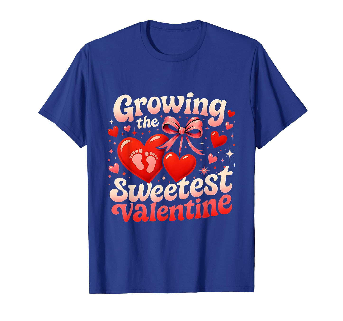 Growing The Sweetest Valentine Pregnancy Announcement T-Shirt