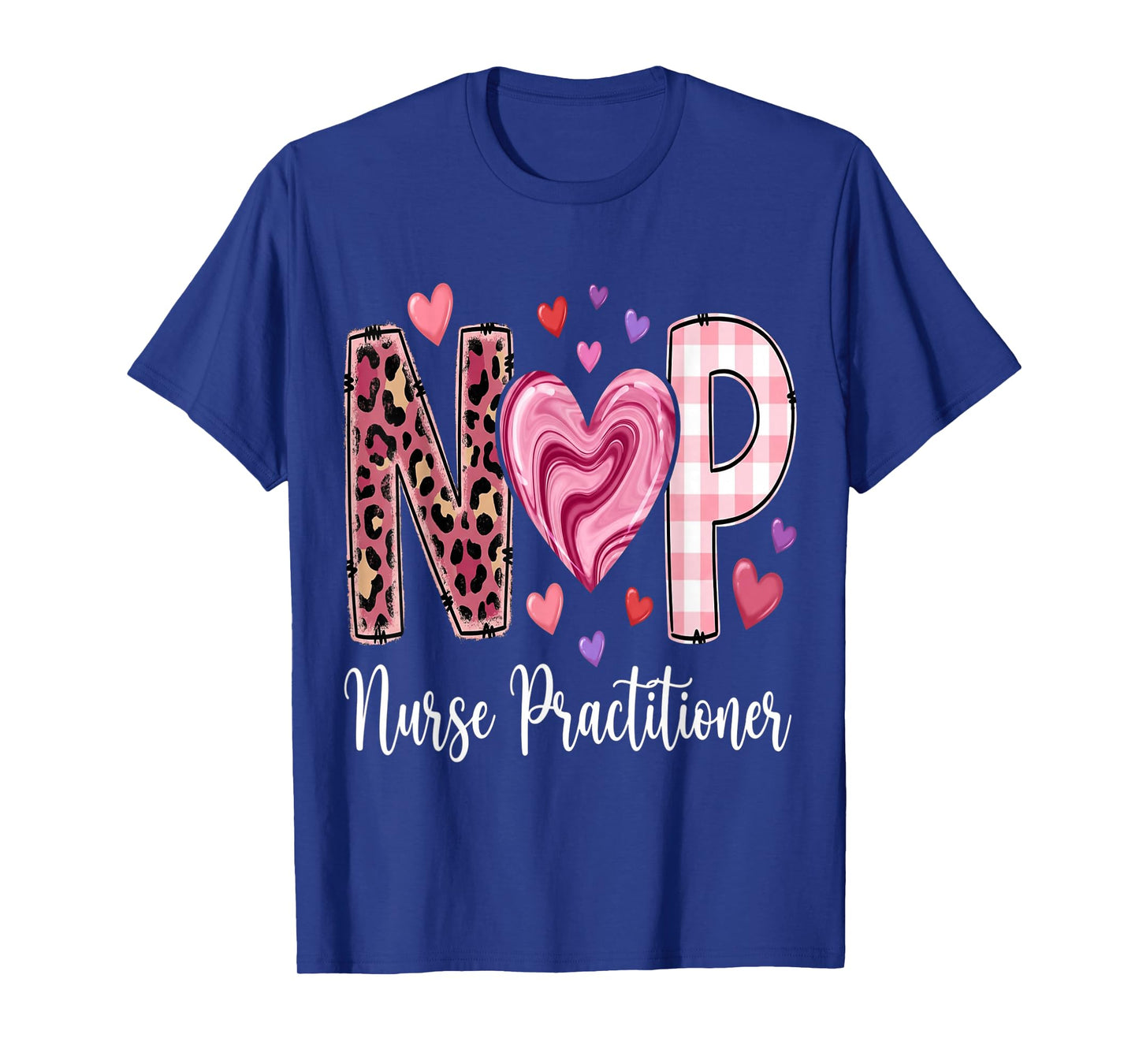 Nurses Graduate Nurses Heart NP Valentine Nurse Practitioner T-Shirt