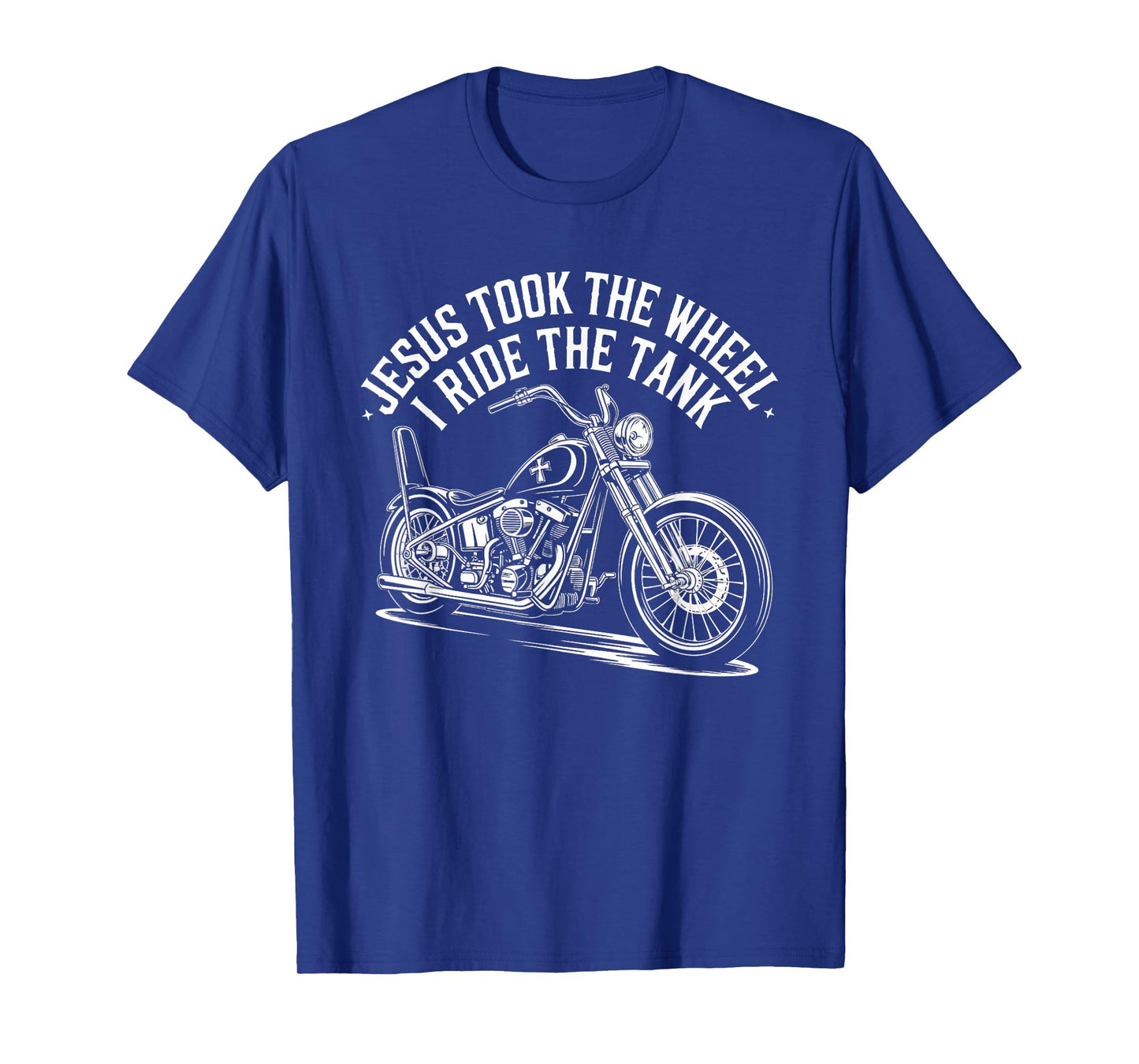 Christian Biker Jesus Took The Wheel I Ride T-Shirt