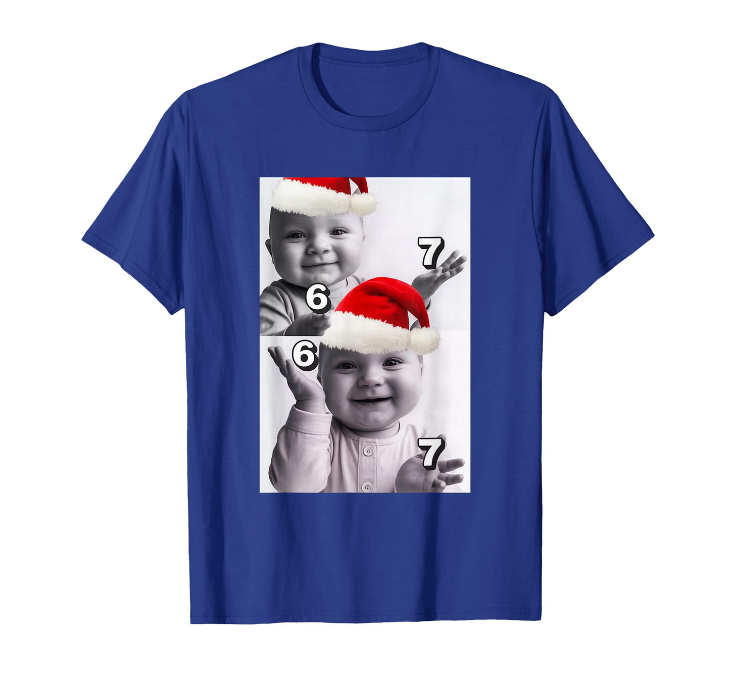 Niche Baby gen z Meme ai Viral Giggling Laughing 67 Meme T-Shirt