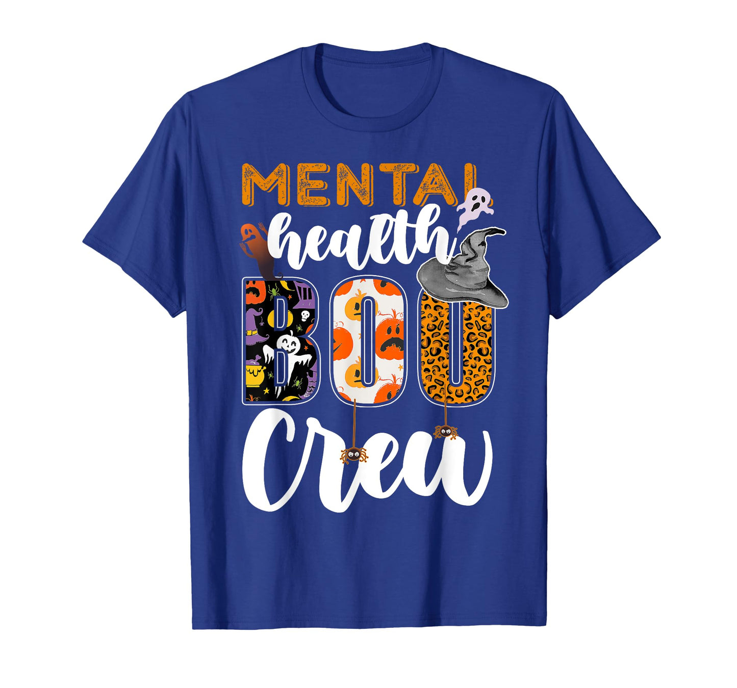 Mental Health Boo Crew Halloween Matching Counselor T-Shirt