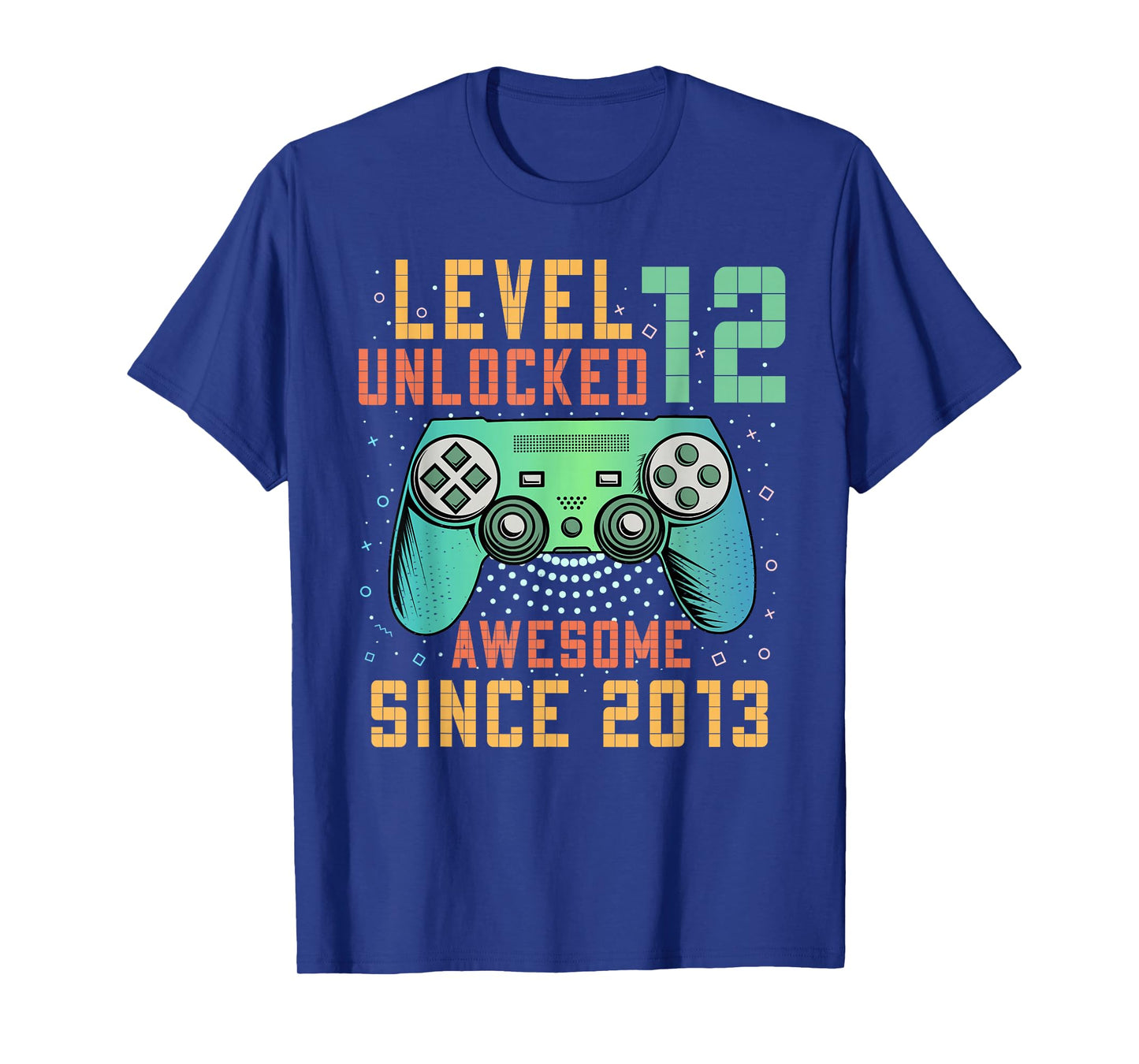 Level 12 Unlocked 12th Birthday 12 Year Old Boy Gifts Gaming T-Shirt