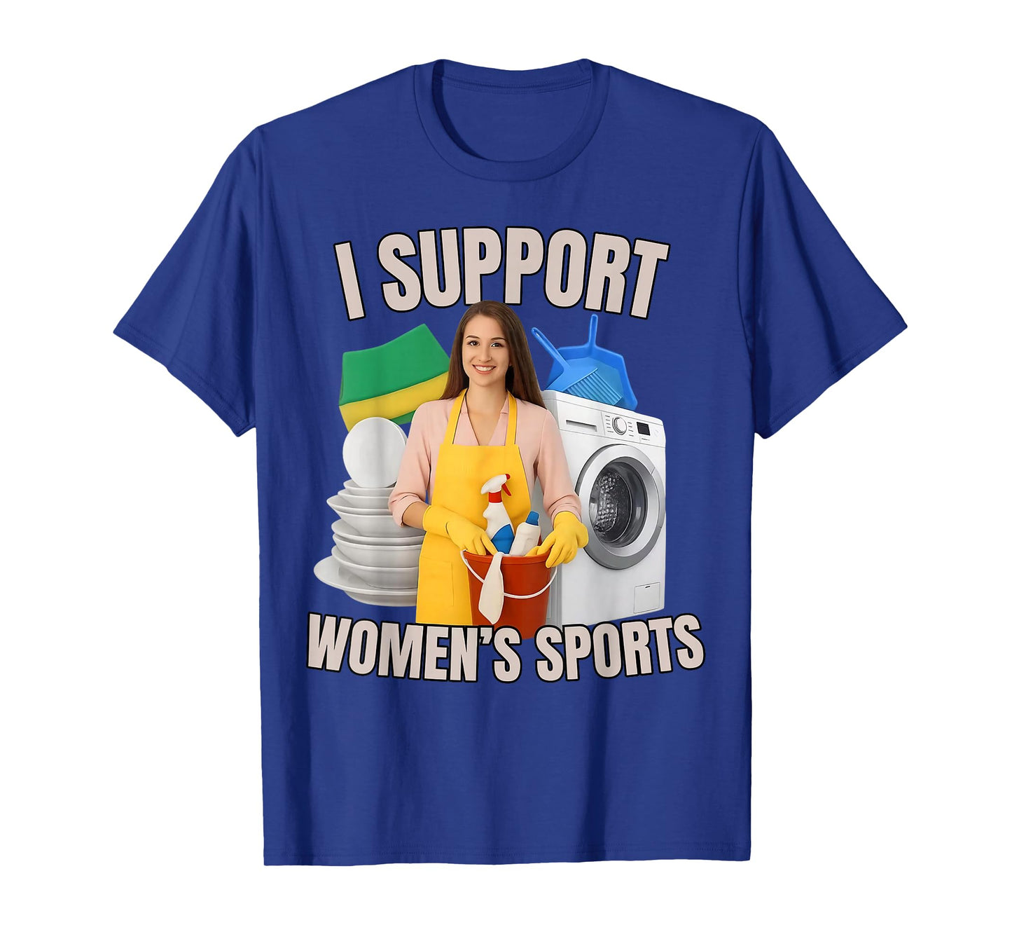 I Support Women's Sports Unwearable Aduld Humor Bootleg T-Shirt