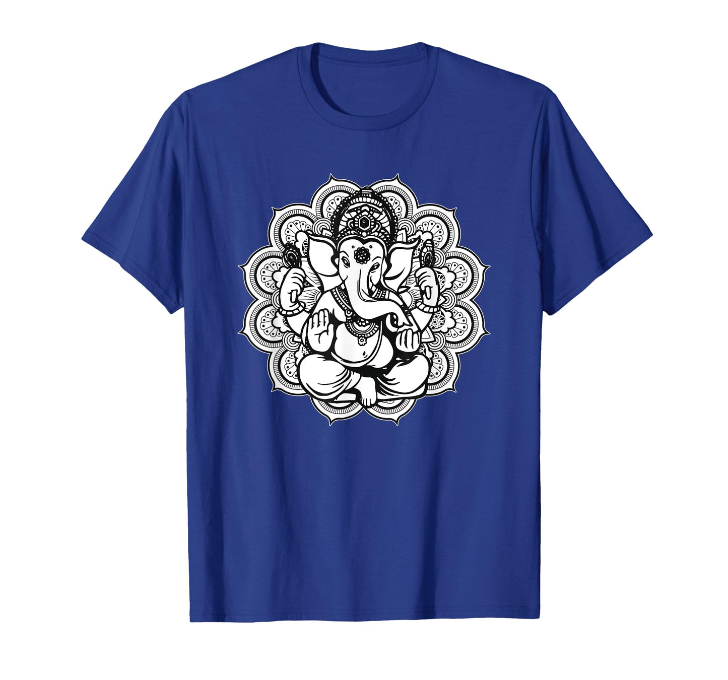 Ganesh Ganesha Elephant Mandala India Art Indian God Hindu T-Shirt