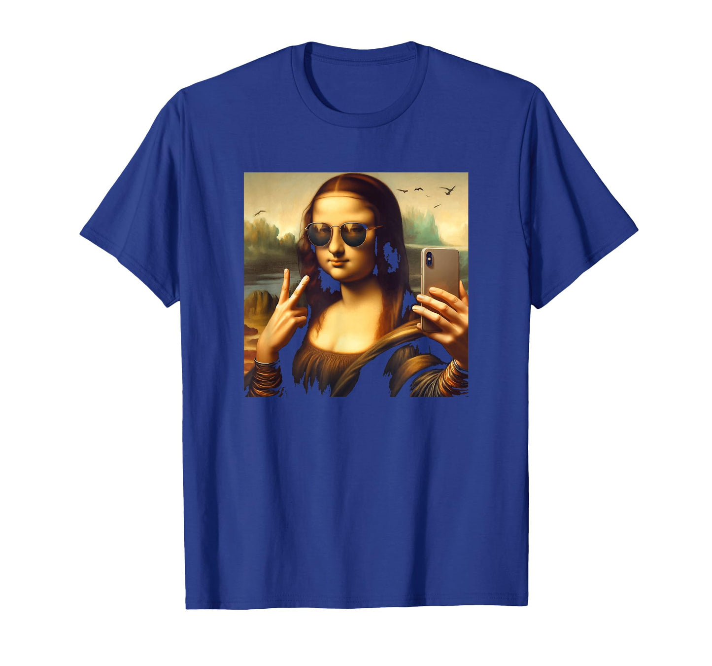 Mona Lisa Sunglasses and Selfie T-Shirt