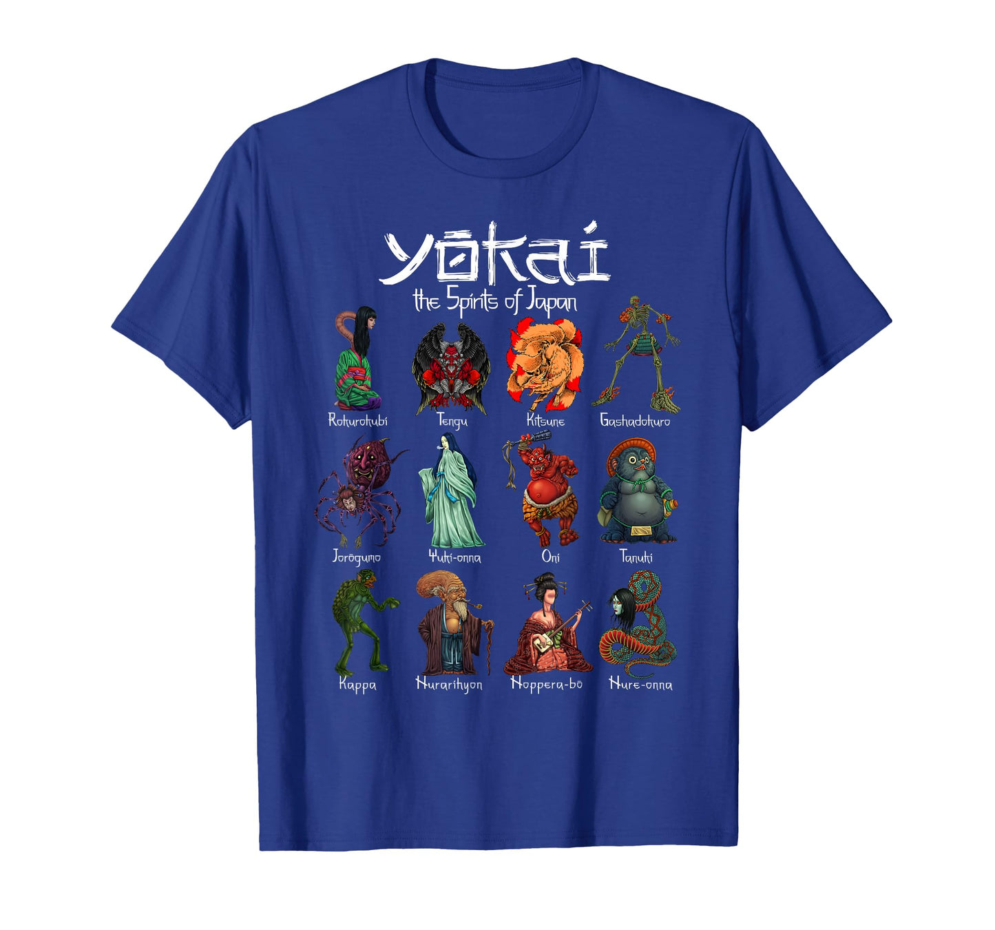 Different Yokai of Japan T-Shirt