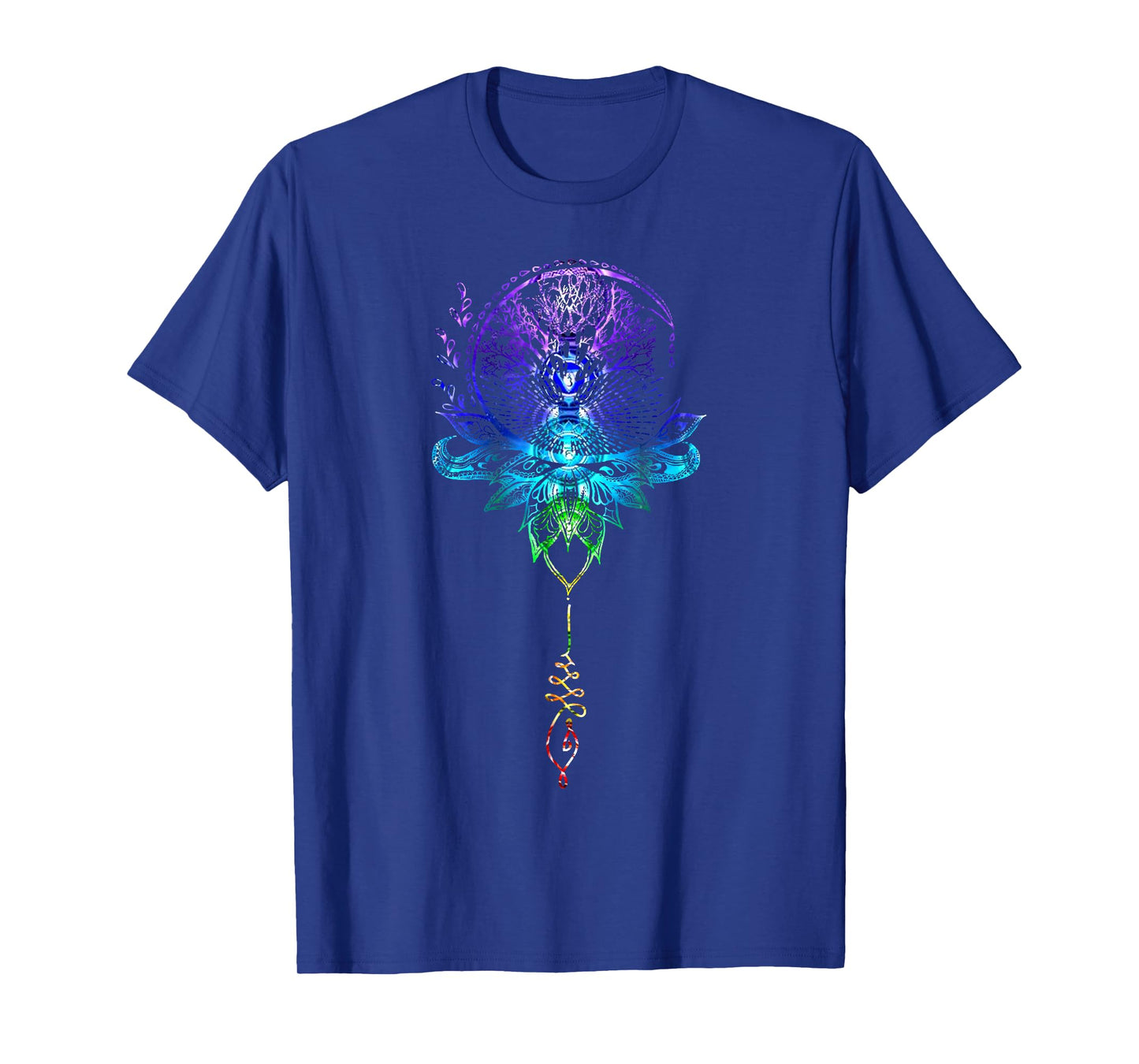 Mandala Lotus Unalome Tree of Life Chakra T-Shirt