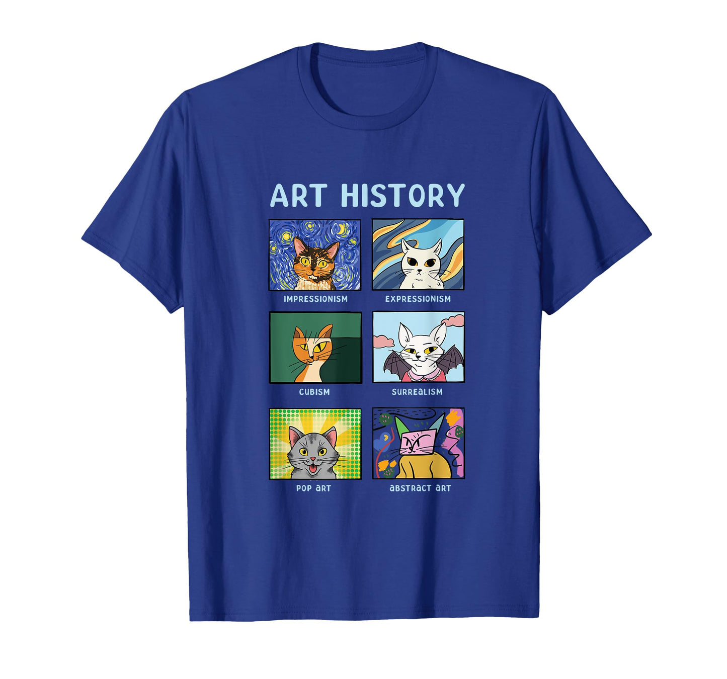 Art History Cats Fine Arts Cat for Art Collector T-Shirt