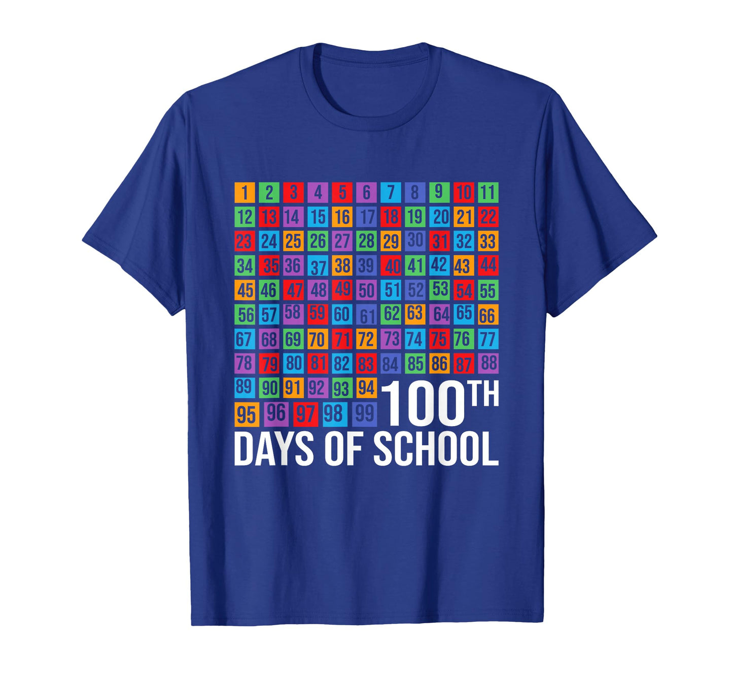 Kids Happy 100th Day of School Teachers Students Boys Girls T-Shirt