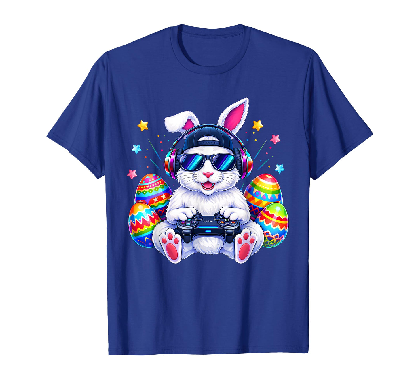 Funny Gaming Game Bunny Rabbit Easter Men Boy Toddler Kid T-Shirt