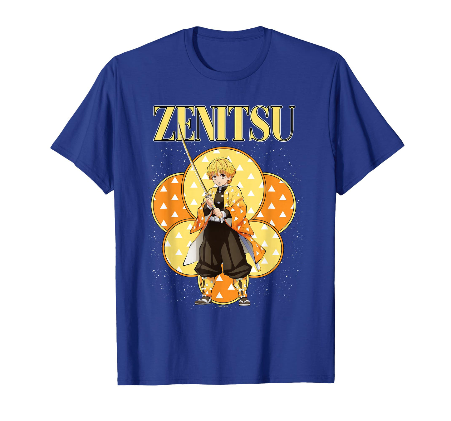 Demon Slayer: Kimetsu no Yaiba Zenitsu Yellow Flash Night T-Shirt