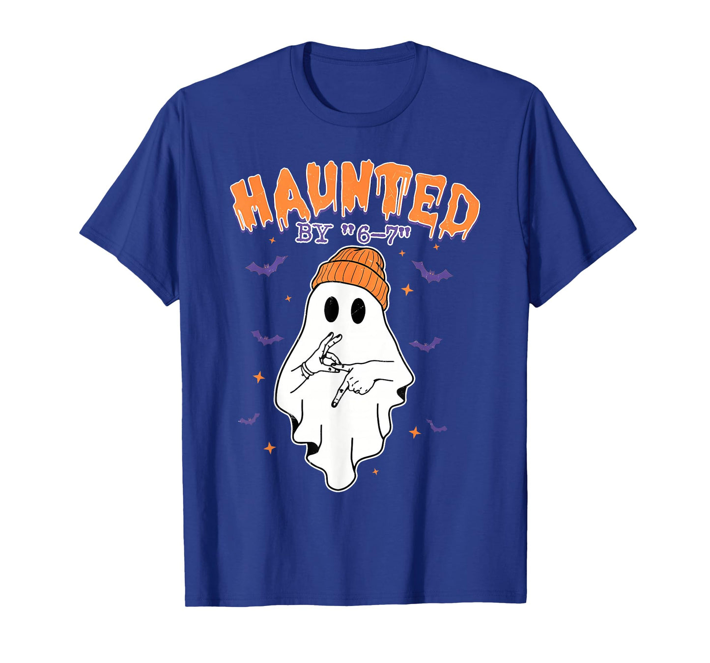 Haunted by 6-7 Ghost Halloween Funny Style Meme Six Seven 67 T-Shirt