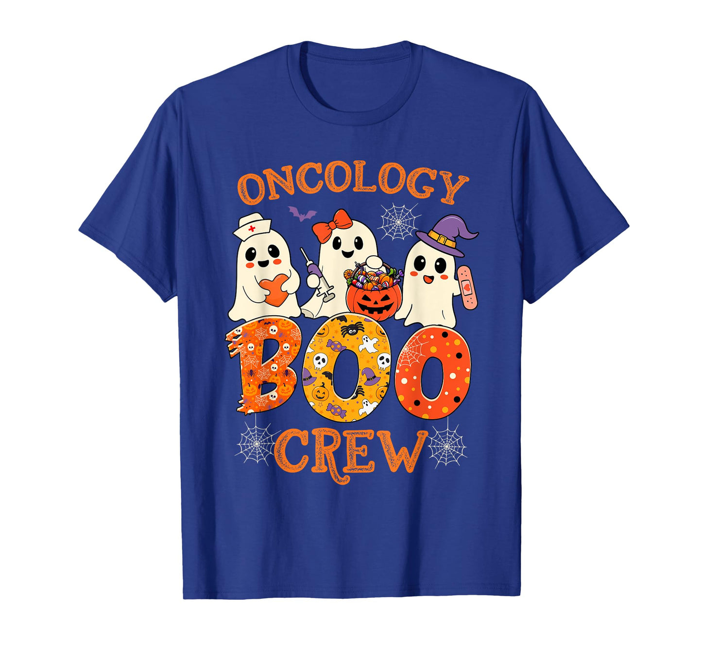 Oncology Boo Crew Funny Ghost Halloween Spooky Costume Nurse T-Shirt