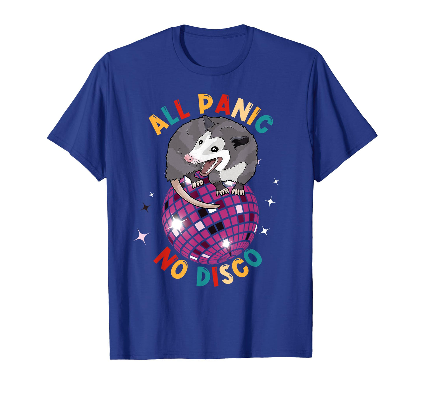 Opossum All Panic No Disco Funny Possum Scream Men Women Kid T-Shirt