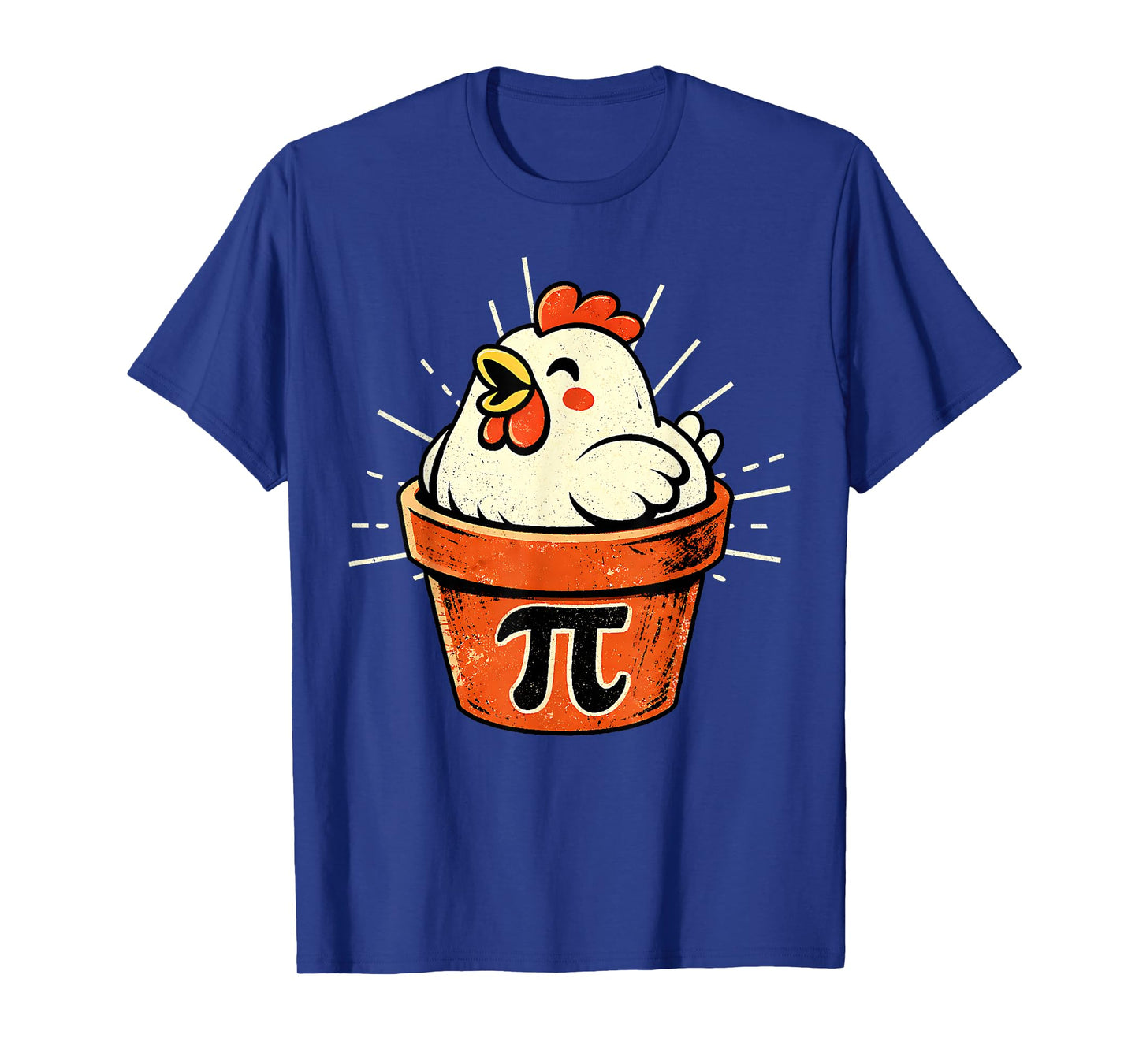 Funny Chicken Pot Pi Day 3.14 Pie Math Lover Teacher Kids T-Shirt