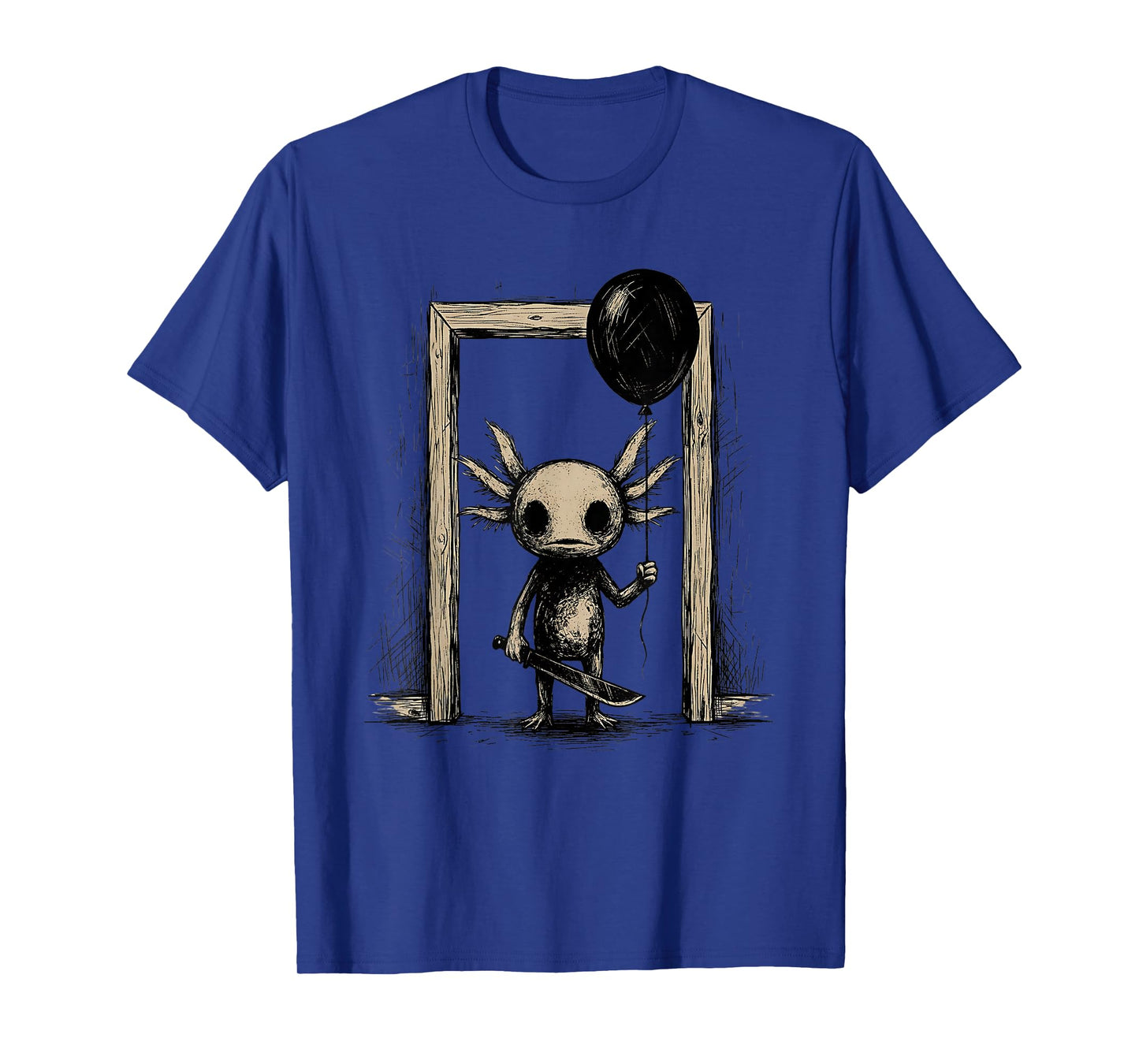 Axolotl Creepy Emo Goth T-Shirt