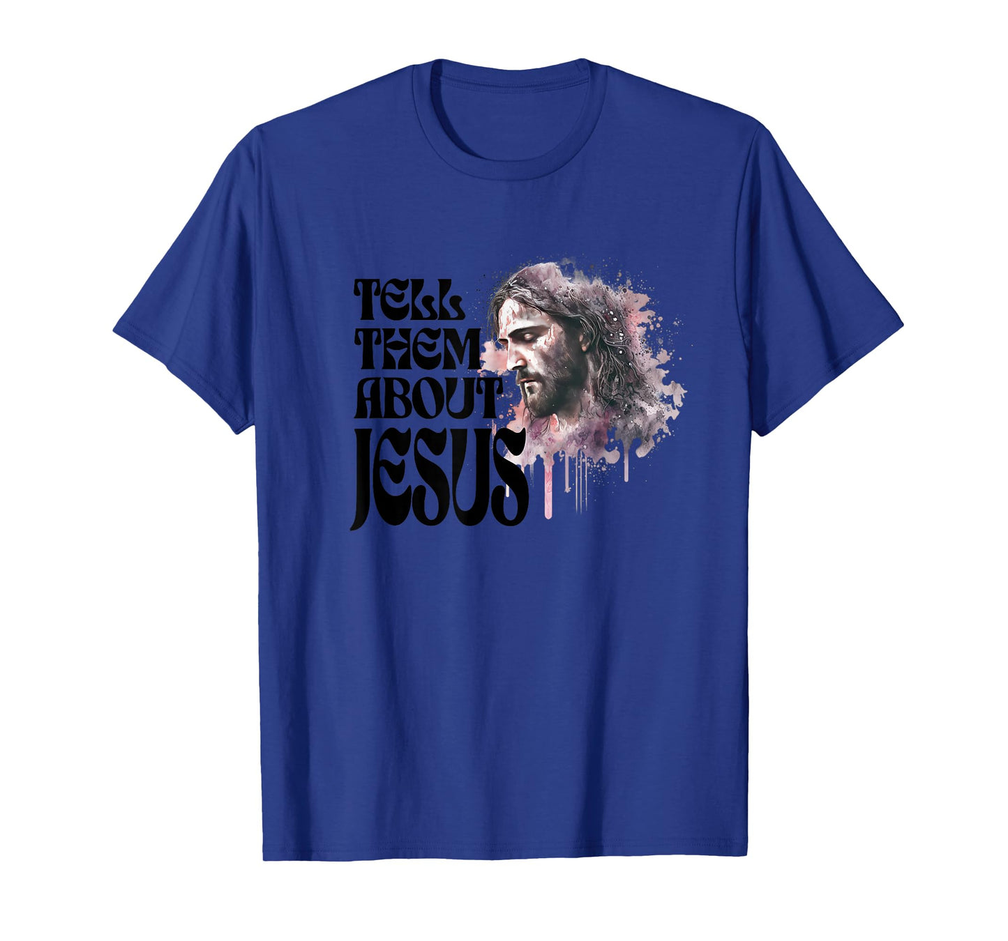 Tell Them About Jesus Christian Graphic Bold Faith T-Shirt